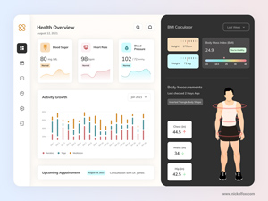 Healthcare Dashboard UI
