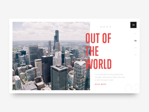 Hero Slider Concept by Robert Mayer