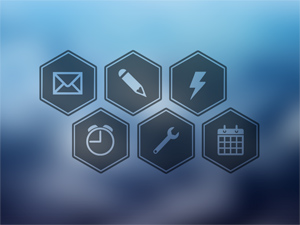 Hexicons – Free PSD