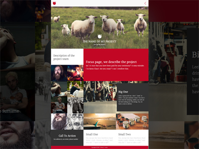 Home Page – Atomic Design