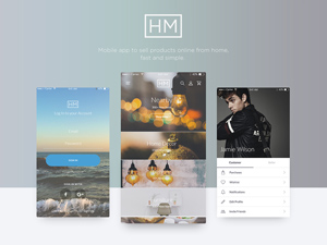 HomeMade iOS App UI With Adobe XD
