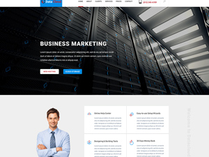 Hosting Company Website Template – Free Resource