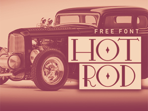 Retro Font – Hot Rod