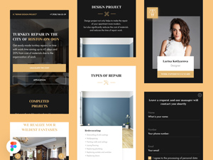 Interior Design Website Template