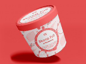 Ice Cream Cup Mockups – Free PSD