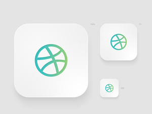 Icon App Template Mockup – PSD Freebie