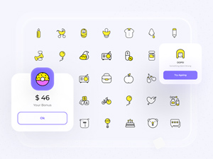 Kids Icon Set