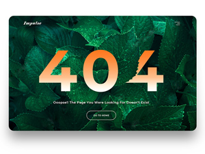 404 Page Template – PSD Freebie