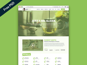 IMX – One Page Resume Website