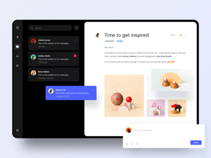 Inbox Web App Concept – Sketch Freebie