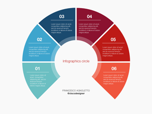 Infographic Circle Sketch Template