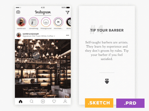 Instagram Stories – Sketch & Principle