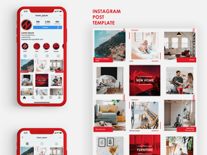 Instagram Template PSD