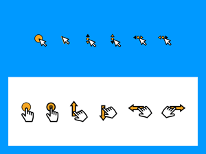 Interaction / UX Gesture Kit – Sketch Resource