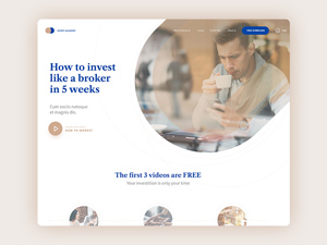 Invest Academy Landing Page Template – Free Resource