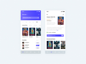 iOS Movies App Design – Free Resource