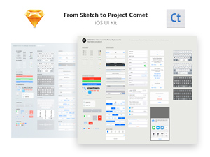 iOS UI Kit for Adobe Project Comet