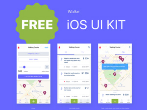 iOS UI Kit PSD
