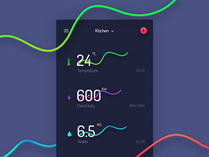 IOT Concept UI – PSD Freebie