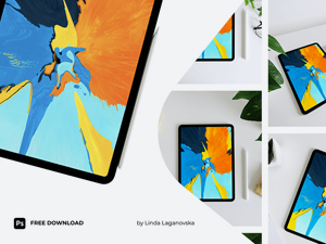 iPad 11 Pro Mockup – PSD Freebie