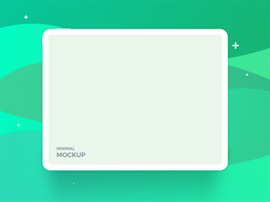 iPad Pro Minimal Mockup – PSD Freebie