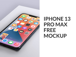 iPhone 13 Max Pro Mockup – PSD Freebie