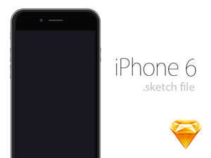 iPhone 6 .Sketch Freebie