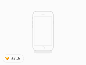 iPhone 7 Illustration for Sketch