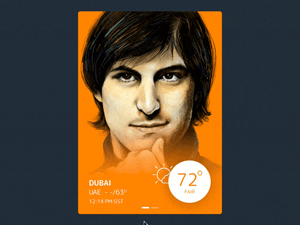 iPhone Weather App – Sketch & Principle