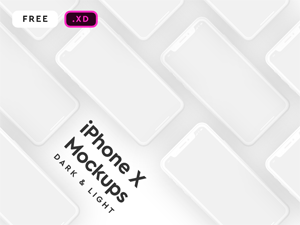 iPhone X Mockup for Adobe XD