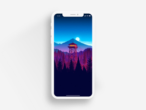 iPhone X White Mockup by Gabriel Topete
