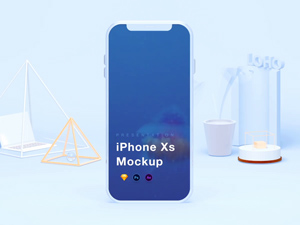iPhone XS Mockups – Free PSD