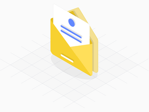 Isometric Envelope Icon – Free Resource