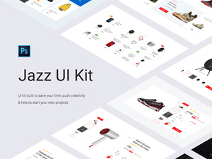 Shopping UI Kit – Free PSD
