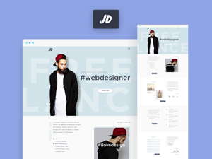 JD Personal Template : Free PSD