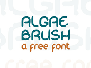 KD Algae Brush Font