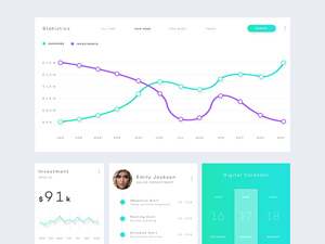 Keiros UI Kit – PSD Freebie