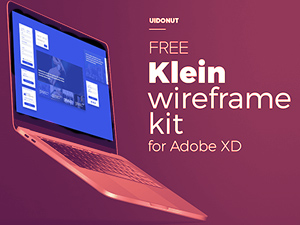 Adobe XD Wireframe Kit – Klein