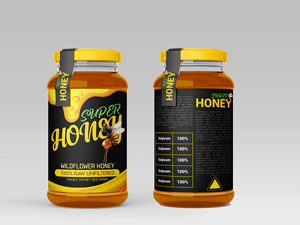 Jar Label Mockup