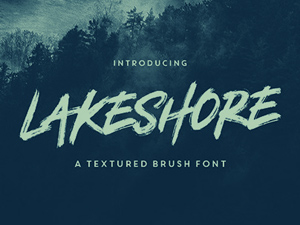 Lakeshore Brush Font