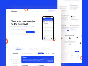 Sales Engagement Platform Website Template