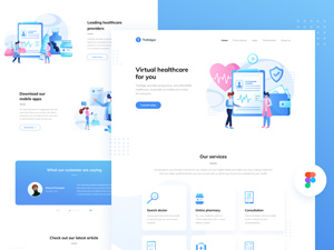 Healthcare Startup Website Template