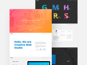 Landing Page PSD Template
