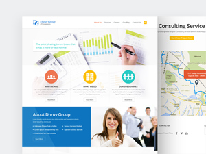 Langing Page Template – Free PSD