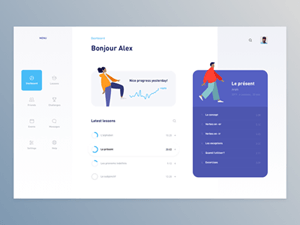 Learning Dashboard Concept – Free Sketch