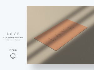 Letterpress Business Cards Mockup by Jose Fran
