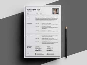 Light Resume Template by Gilang Tito
