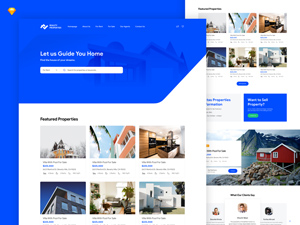 Local Real Estate Website Template – Free Sketch