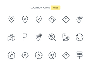 Location Icons Set