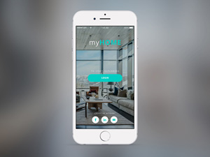 Login App Screen for Sketch